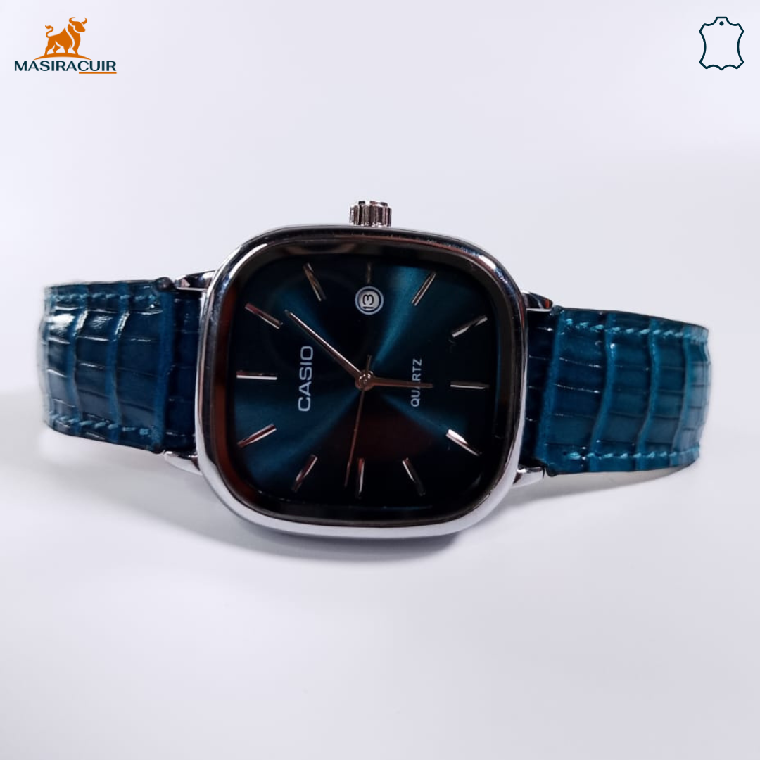 montres en cuir