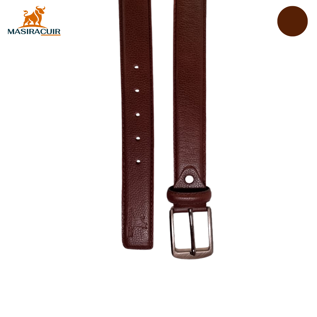 Ceinture en cuir, grainé