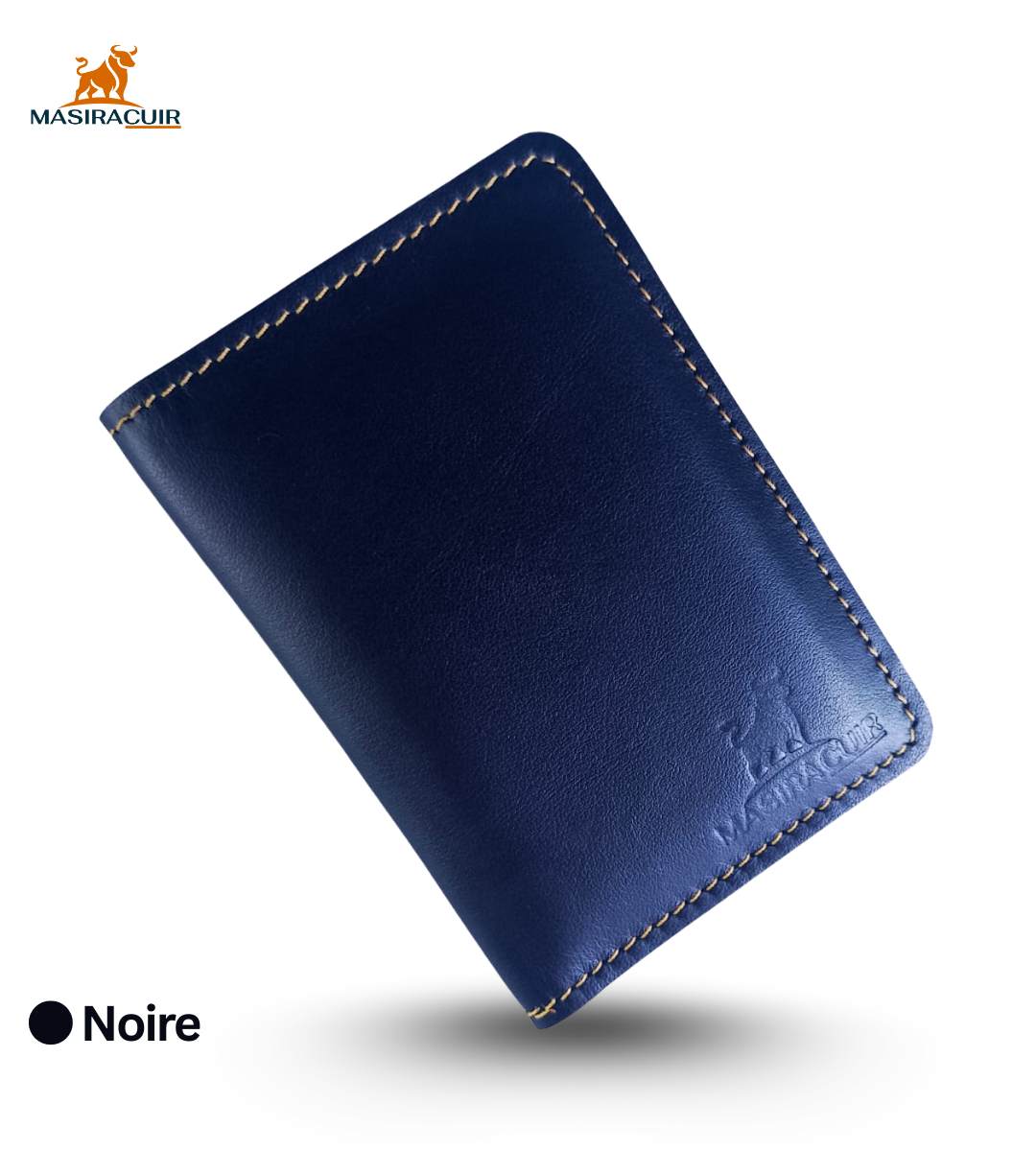 Portefeuille en cuir original noire