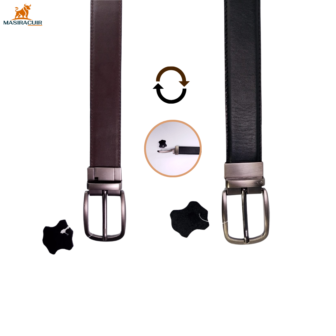 Ceinture Noir & chocolat